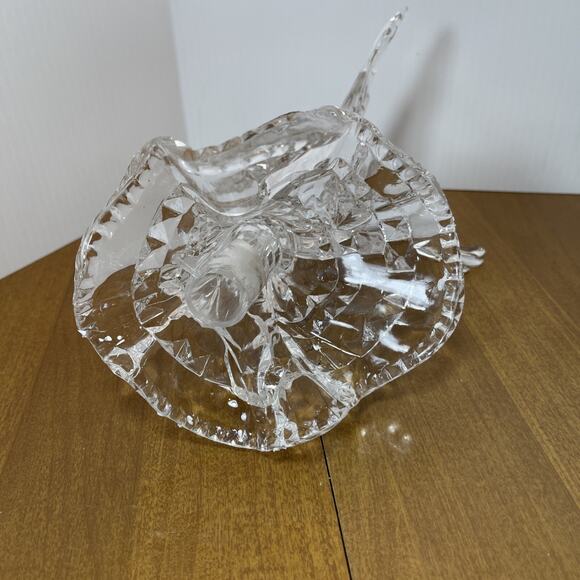 Holiday Treasures Vintage Acrylic Angel Tree Topper Clear Trumpet Table Decor - Picture 7 of 10
